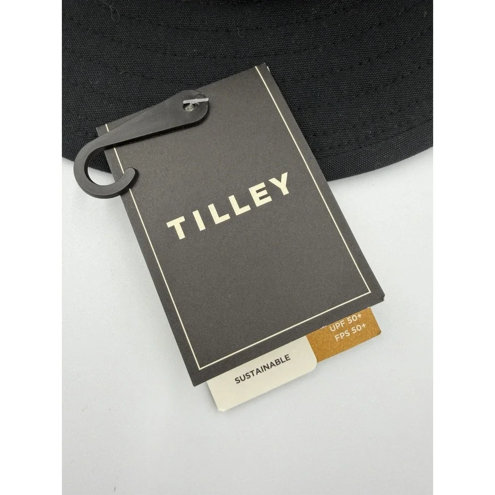 TILLEY CANYON BUCKET HAT Med Black HT7085 Sustainable UPF 50+